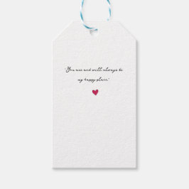 Coração Etiquetas de presentes e receptáculos de p