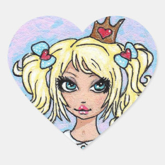 Coração "Eu Adoro Bunnies Fluffy!" Adesivo