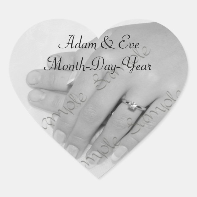 Coração Formatada ・ Autocolante (Frente)