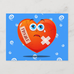 Coração frágil, cartão postal