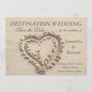 Coração Gravada na Areia - Salve o Anúncio de D