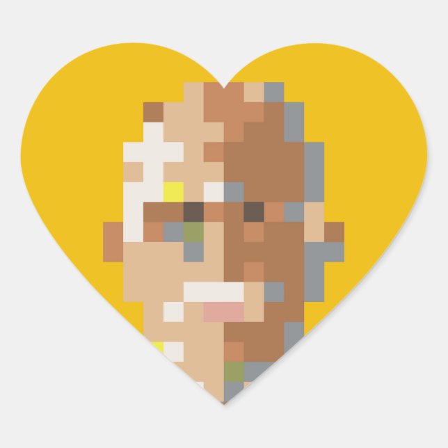 Coração Guignard Adesivo (Frente)