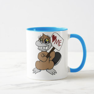 Coração-mim caneca de Platypi