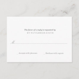 Coração Moderno + RSVP de Seta | Casamento