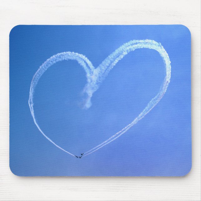 Coração Mousepad do céu (Frente)