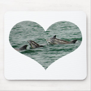 Coração Mousepad do golfinho