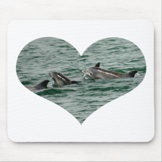 Coração Mousepad do golfinho