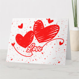 CORAÇÃO NO CARTÃO DE AMOR