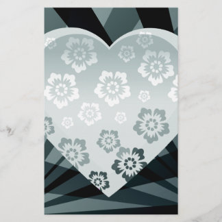 Coração Preto e Branco