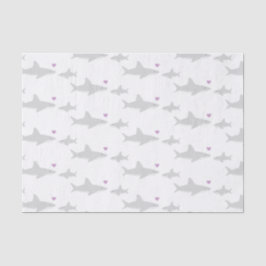 Coração Púrpura de Tubarão-Corte | Papel tecidular