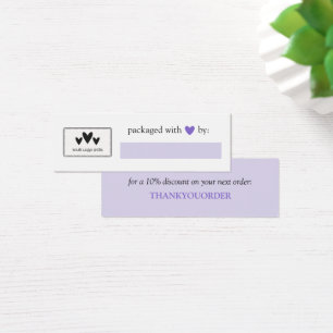 Coração Roxo Embalado Com Amor Adicionar Logotip