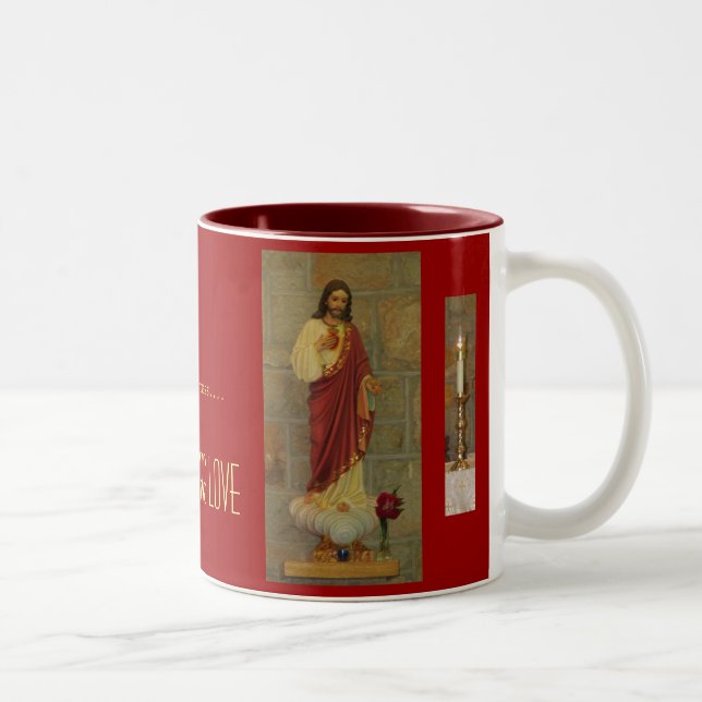 Coração sagrado da caneca de Jesus (Direita)