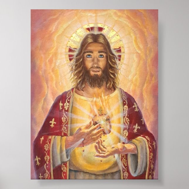 Coração Sagrado de Jesus, Arte, Poster (Frente)