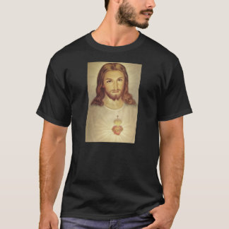 Coração sagrado do clássico do t-shirt de Jesus