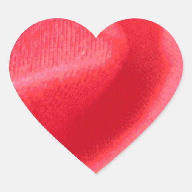 Coração Sombreado - Adesivo (Frente)