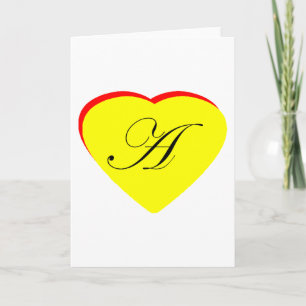 Coração Vermelho Amarelo Um Convite De Casamento O