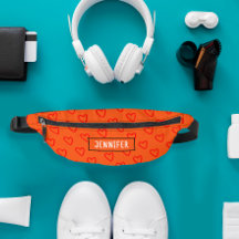 Coração Vermelho Laranja Bonito e Bonito Nome do P