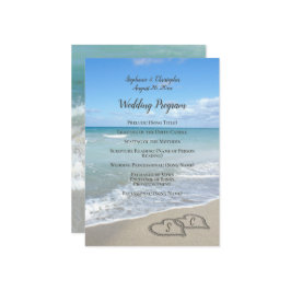 Corações Cênicos no Programa de Casamento em Areia