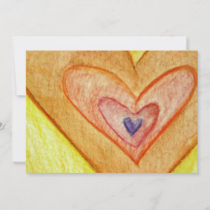 Corações de Amizade ao ouro Convites ou Convites