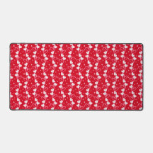 Corações de Amor Doddles, Vermelho, Tapete de Mesa