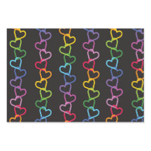 Corações de Amor Vinculados em um fundo escuro