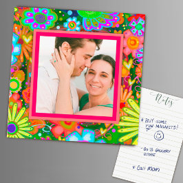 Corações de Fotos da Família Personalizada Amarelo