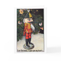 Corações de nosso cartão de Natal dos inimigos