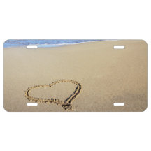 Corações de Praia em Areia