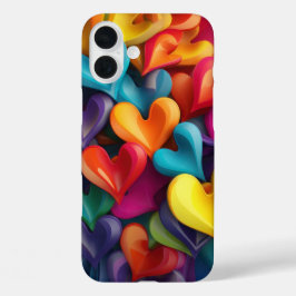 CORAÇÕES DE SÃO VALENTIM COLORIDOS COM ARCO-ÍRIS B