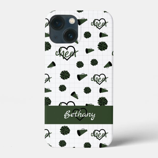 Corações de Saúde Verde Florestal, Pom Poms, Megap (Verso)