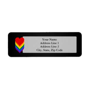 Corações do orgulho LGBT tratam de etiquetas