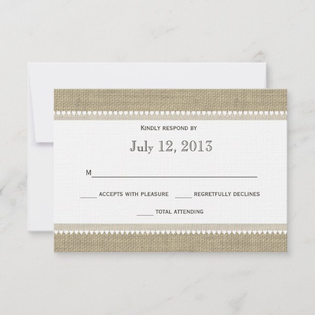 Corações e Resposta ao Burlap (Frente)