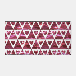 CORAÇÕES E TRIÂNGULOS DO NAMORADOS VERMELHO