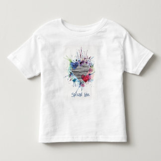 Corações Fofos e Lavados em Aquarela Camiseta