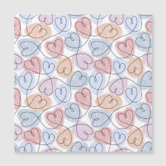 Corações Macios: Linha Contínua do Dia dos Namorad