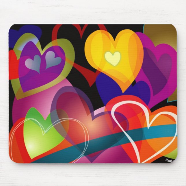 Corações Mousepad (Frente)