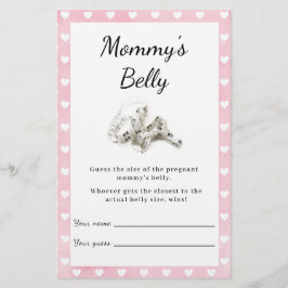 Corações no Folheto de Mamãe Rosa