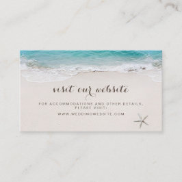 Corações no website da praia Inserir cartão