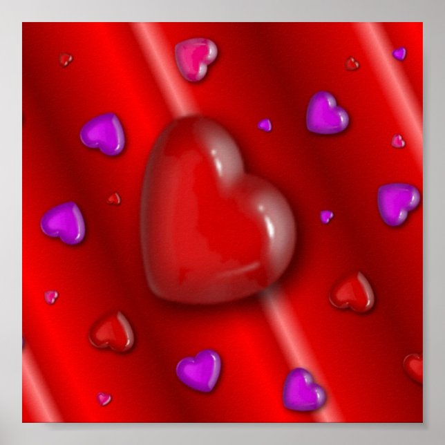 Corações Poster (Frente)