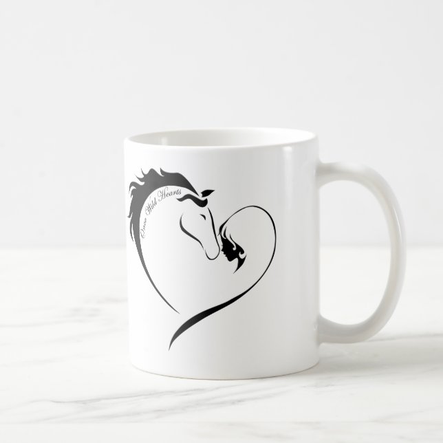 Corações uma vez selvagens - caneca (Direita)