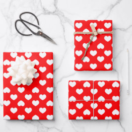 Corações Vermelhos Minimalistas