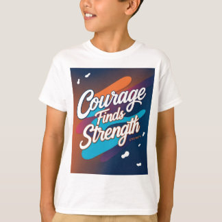 Coragem encontra intensidade do T-Shirt inspiracio