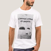 Coragem não conhece camiseta limite