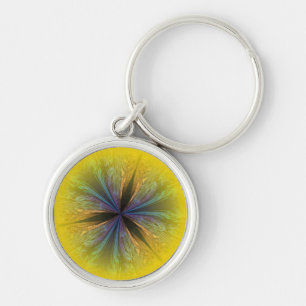 Coral Kaleidoscope Chaveiro