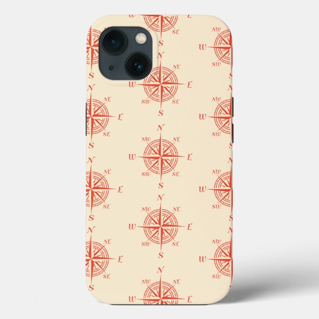Coral Nautical Sailing Compass (Verso)