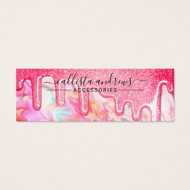 Coral Pearl Opal Glitter Drivers Orelhando Exibiçã (Frente)