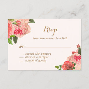 Coral Peonie Romântico e Placas RSVP Glitter Doura