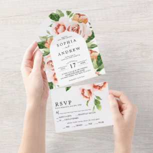 Coral Rosa e Greenery deixam casamento