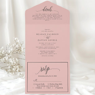 Coral Rosa Macio Moderno Simples Script