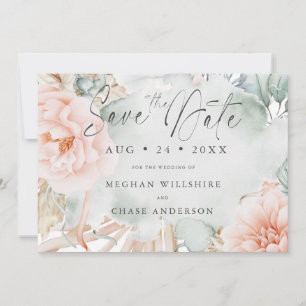 Coral Rosa Watercolor Floral